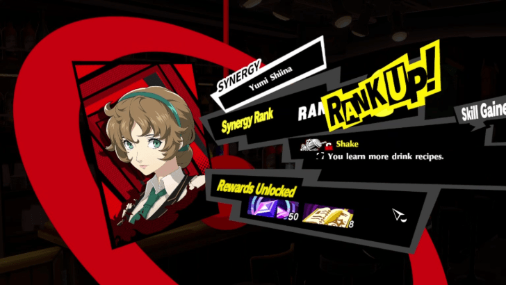 Persona 5 The Phantom X - Yumi Shiina Synergy Rank 1