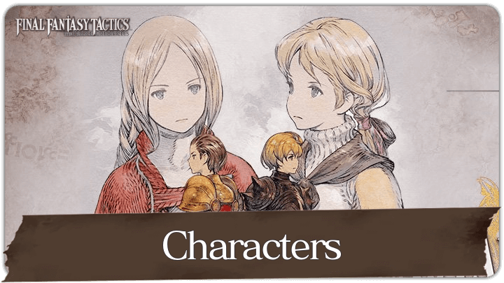 FF Tactics - Characters