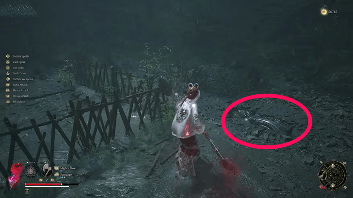 Magalhaes at his Grave-Hole at the Palace Vegetable Garden