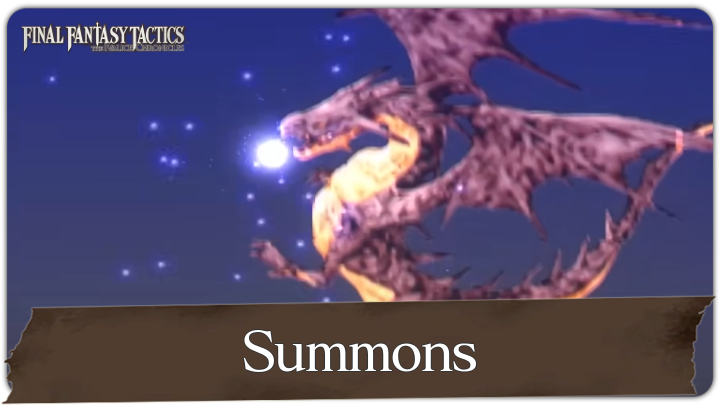 FF Tactics - Summons