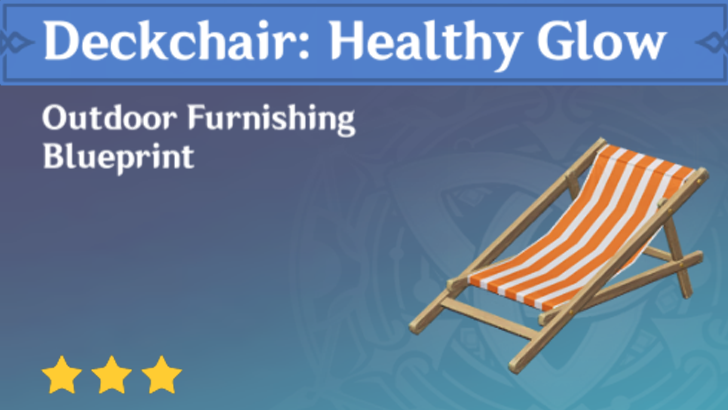 Genshin Impact - How to Get Deckchair - Healthy Glow Furnishing