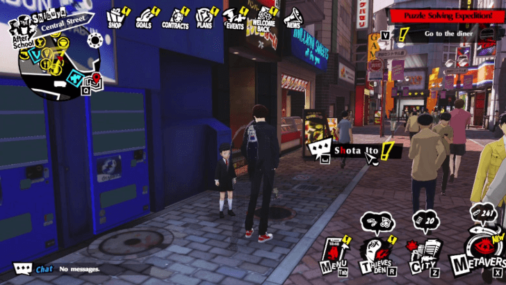 Persona 5 The Phantom X - Go to the diner 2