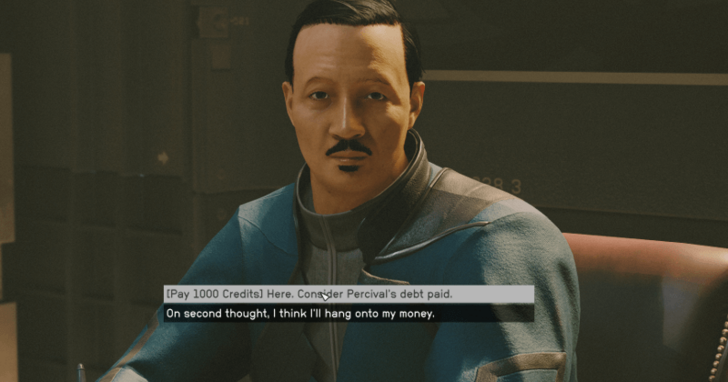 Starfield - Report to Okita Enbayar