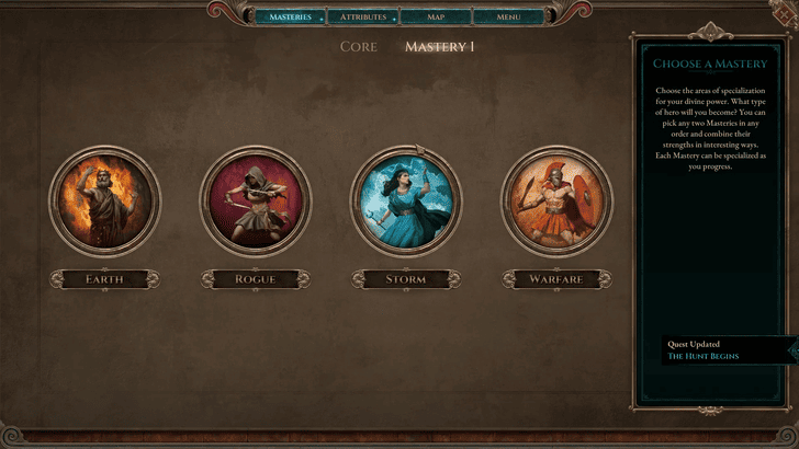 Titan Quest 2 - Receive the Blessing of Divine Mastery