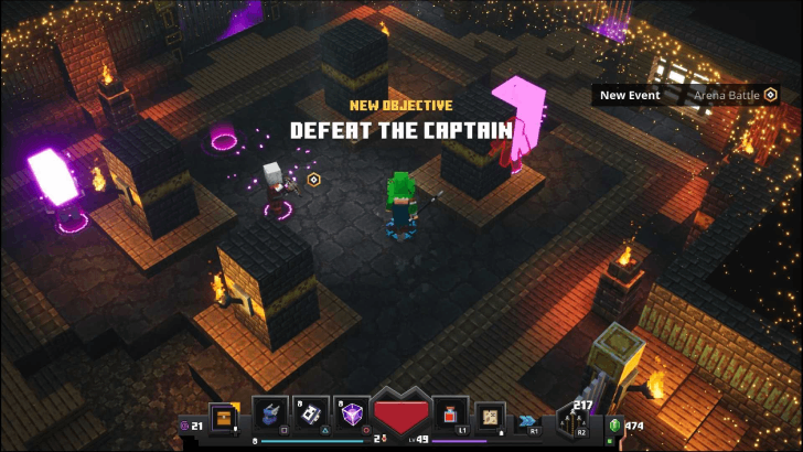 Minecraft Dungeons - Colossal Rampart Defeat the Captain