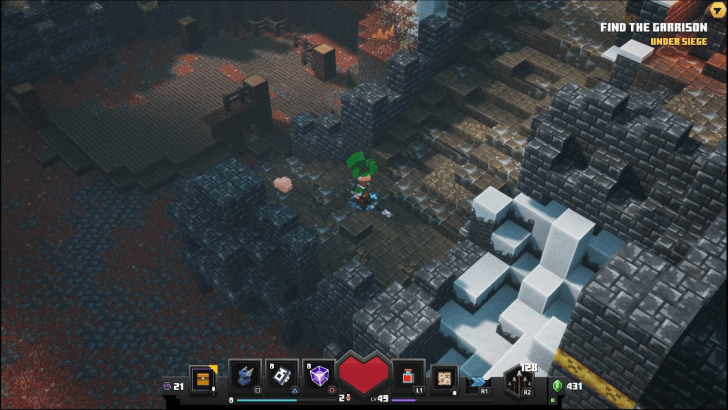 Minecraft Dungeons - Colossal Rampart Find the Garrison