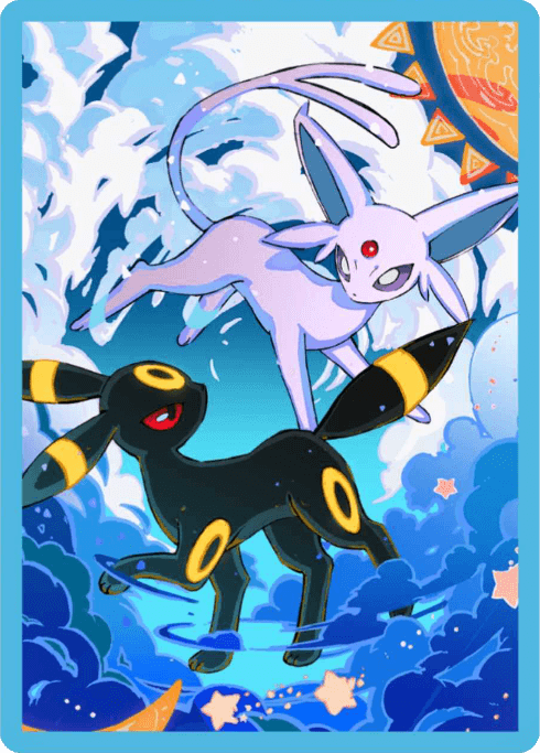 Pokemon TCG Pocket - Espeon & Umbreon Card Sleeve
