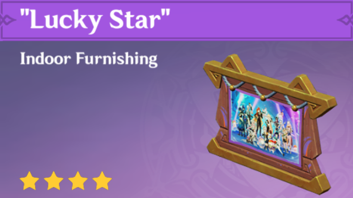 Genshin Impact - How to Get Lucky Star Furnishing