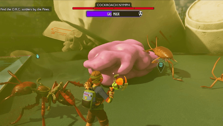 Top of Garbage Can Gum