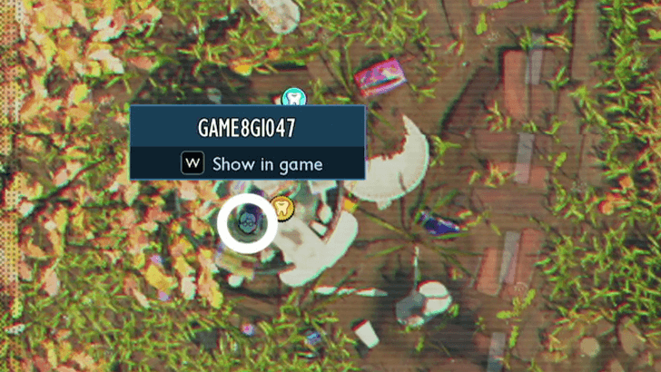 Garbage Can Lid Gum Map Location