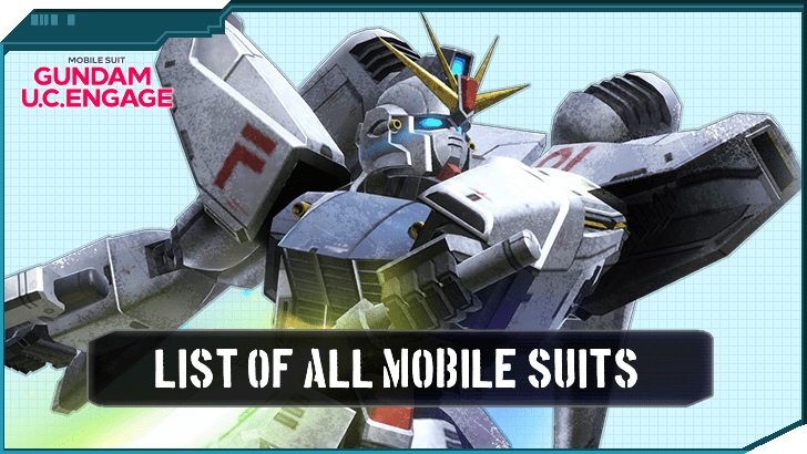 List of All Mobile Suits