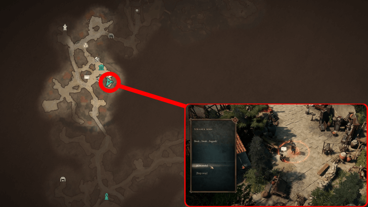 Strange Man NPC Location