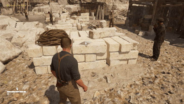 Sicily Under Water Found on top of a pile of stones in the quarry after dueling the ringleader of the protesters. This is the third area you