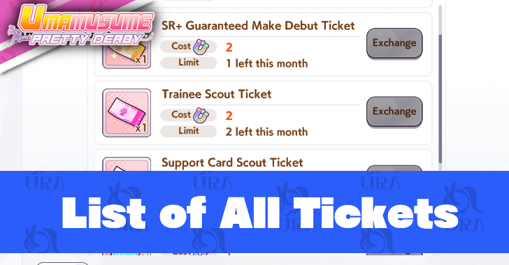 Umamusume: Pretty Derby - How to Get Scout Tickets