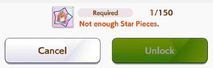 Unscouted Trainees Cannot Be Exchanged for Goddess Statues