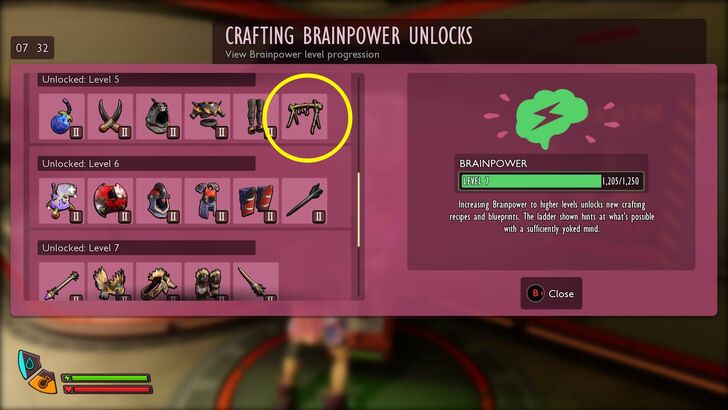 Brainpower Level 5 Unlock