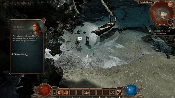 Titan Quest 2 - Talk to Aristonoe