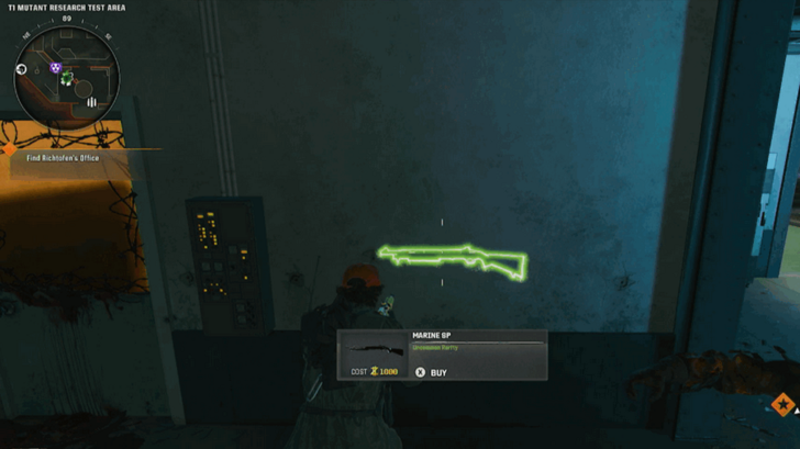 Marine SP Shotgun Wall Buy