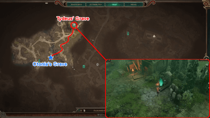 Titan Quest 2 Burial Rites Tydus Grave Location