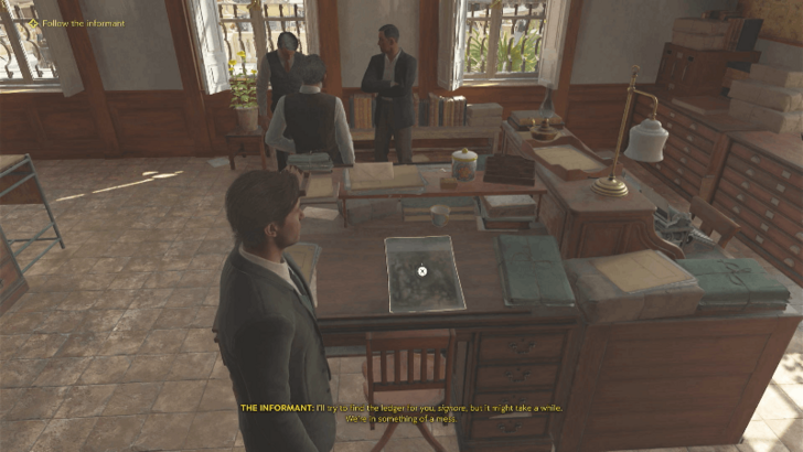 Tunnel Completed Found on a desk inside the building at the Market Square in San Celeste. After finding the man with the red waistcoast in Chapter 6, follow him inside the building and wait for him to open the door on the left side. Overworld Location