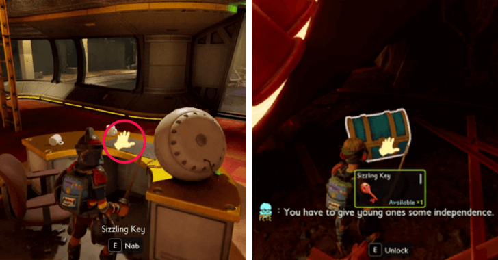 Grounded 2 Sizzling Key Location