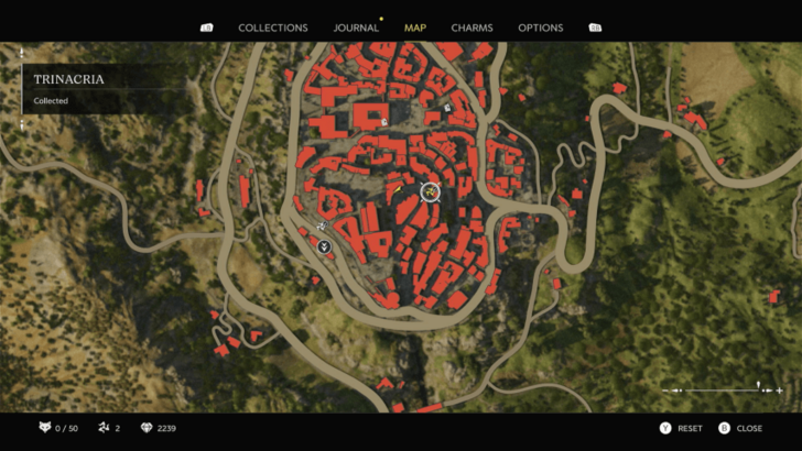 Trinacria 3 Found on a stone bench beside a female NPC in San Celeste. Map Location