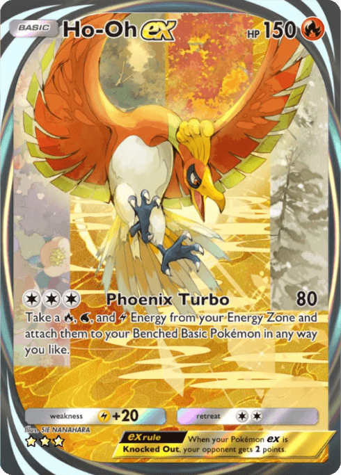 Pokemon TCG Pocket - A4 210 Ho-oh ex