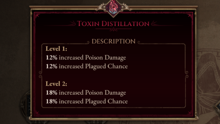 Toxin Distillation Tooltip