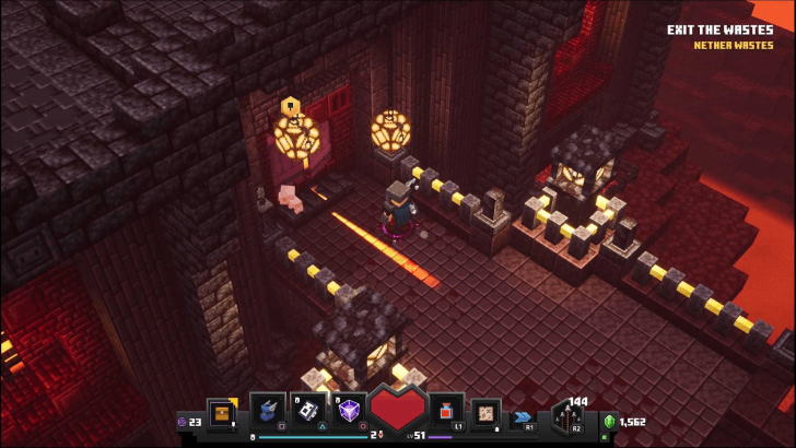 Minecraft Dungeons - Nether Wastes Exit the Wastes