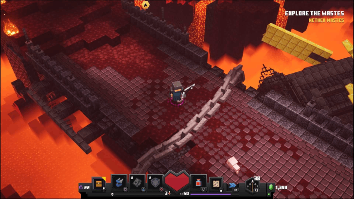 Minecraft Dungeons - Nether Wastes Explore the Wastes