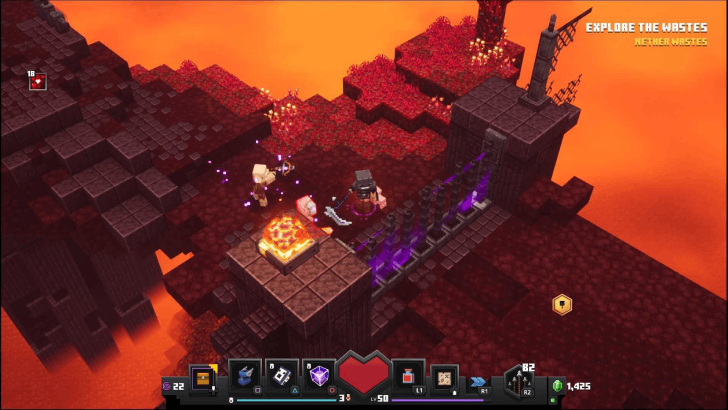 Minecraft Dungeons - Nether Wastes Explore the Wastes Gate