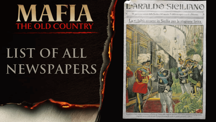 Mafia the Old Country - All Newspapers