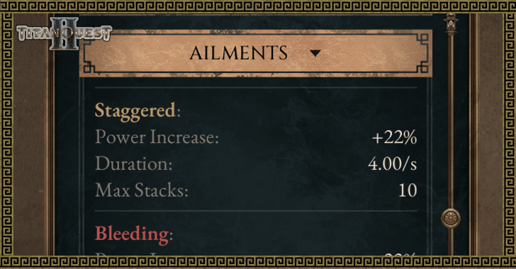 Titan Quest 2 - All Ailments Explained
