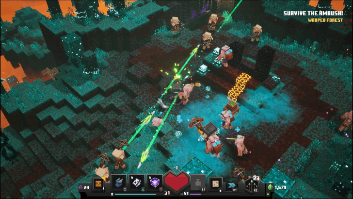 Minecraft Dungeons - Warped Forest Survive the Ambush