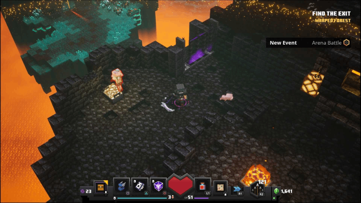 Minecraft Dungeons - Warped Forest Find the Exit