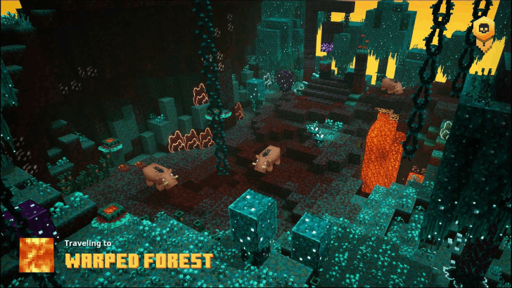 Minecraft Dungeons - Warped Forest