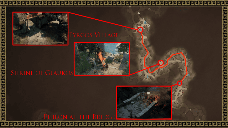 Titan Quest 2 -Enter Pyrgos Village map