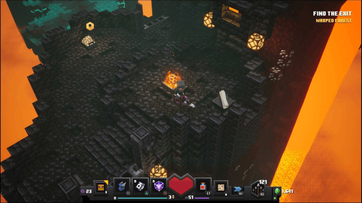 Minecraft Dungeons - Unlock Crimson Forest Get the Map