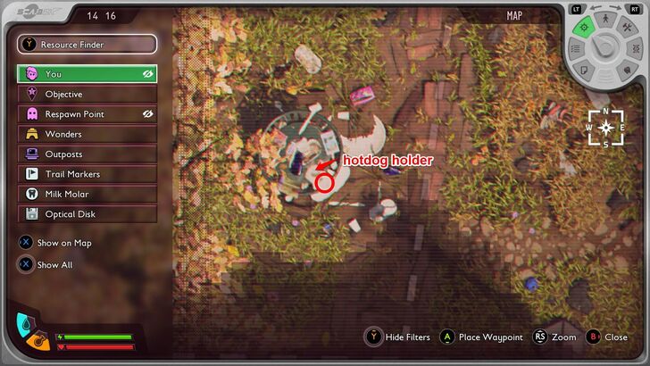 ORC Transmitter Garbage Can Location