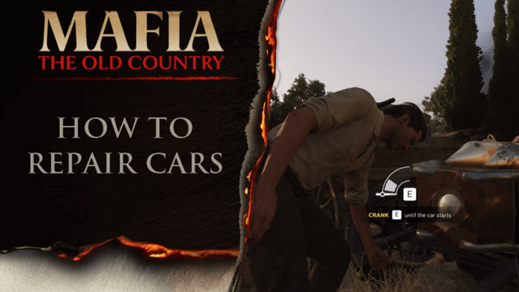 Mafia The Old Country - Repair Cars