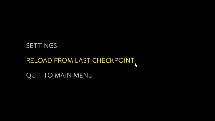 Reload from Last Checkpoint