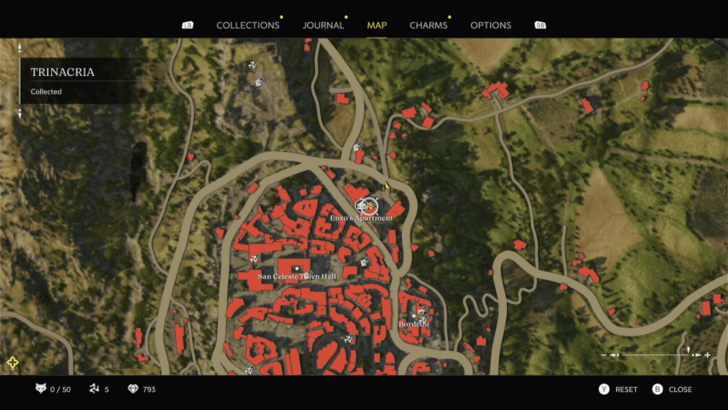 Trinacria 5 Found on a long wooden table in Enzo