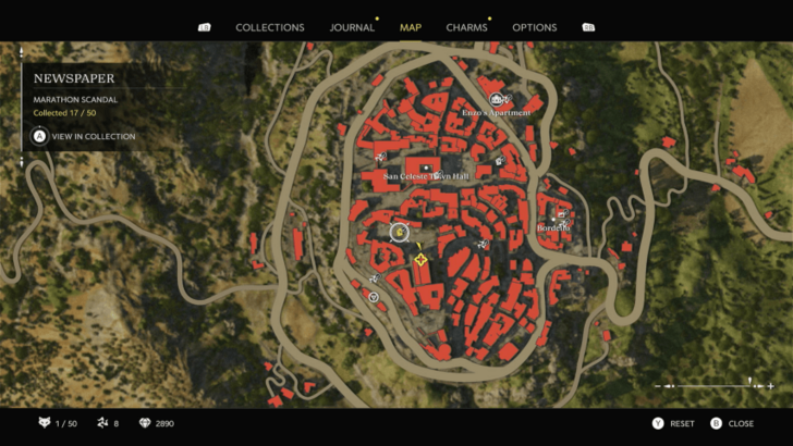 Marathon Scandal Found on a wooden crate in a stall that has many pots within the church grounds in San Celeste. You