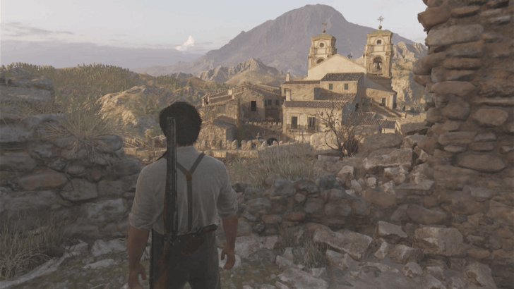 "The Mountain" Found inside the castle at the south part of San Celeste. Go up the stairs to get a view of the San Celeste church from the castle. Overworld Location