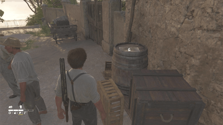 Grand Duke Killed Found on a brown barrel south of Pasquale