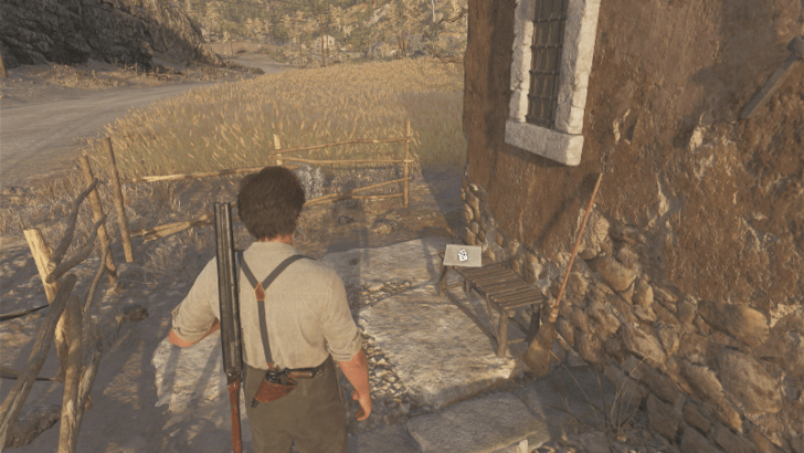 San Francisco in Ruins On the small bench at the house north Collezolfo. Overworld Location