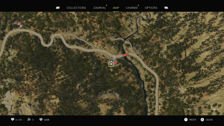 Mystery Fox 5 Beside the haystack on the house at Fontanella Map Location