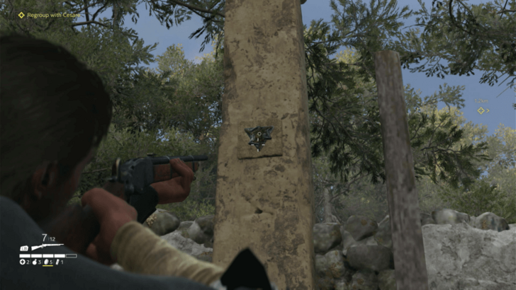 Trinacria 9 Found hanging on a destroyed house