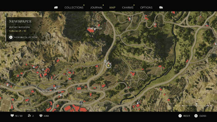 Mutiny in Odessa Found on the stone bench on the house northeast of Porto Almaro. Map Location