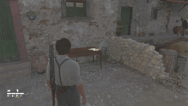 Art Exhibition Found on the brown wooden table at the house east of Villa Ludovici. Overworld Location